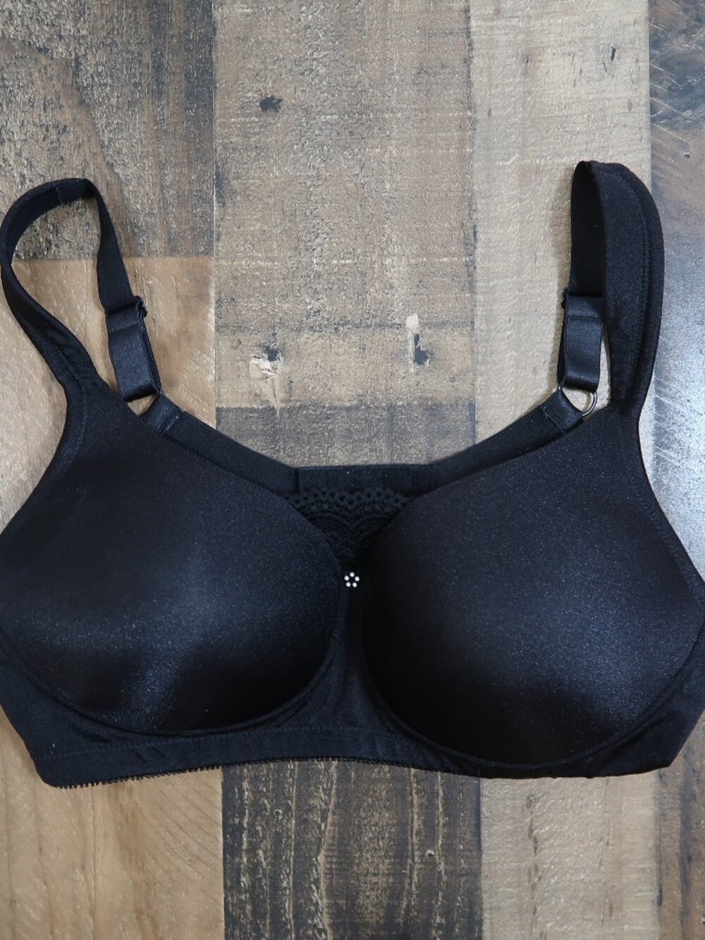 Jodee Wire Free Mastectomy Bra Seamless Molded Pocket Bra Style 811 40B Black